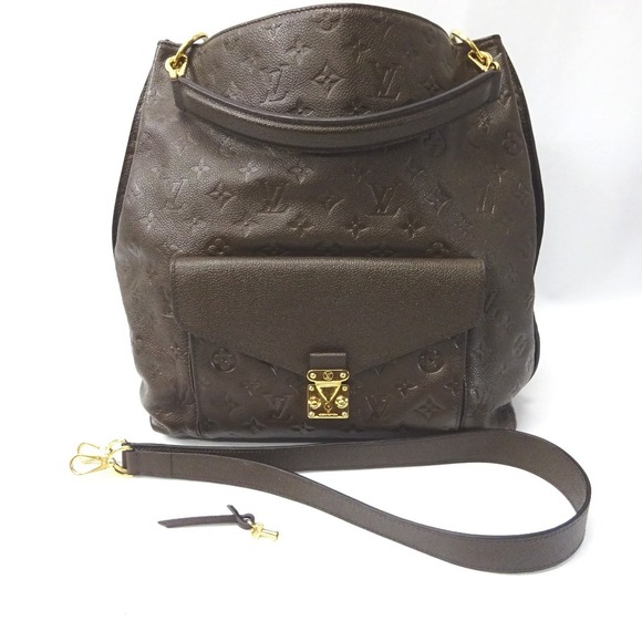 Louis Vuitton Metis Hobo Monogram Empreinte Shoulder Bag Black - Picture 2 of 8